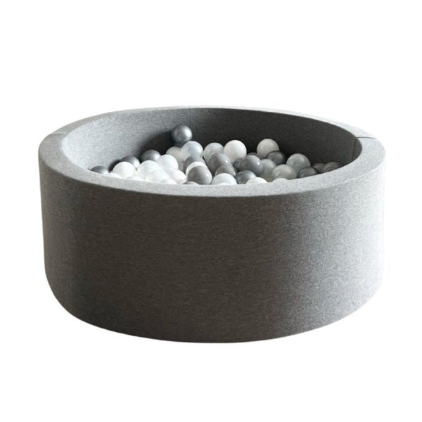 ballenbad ballenbak rond moje grijs grey 30 cm ballenbadne ballenbakken