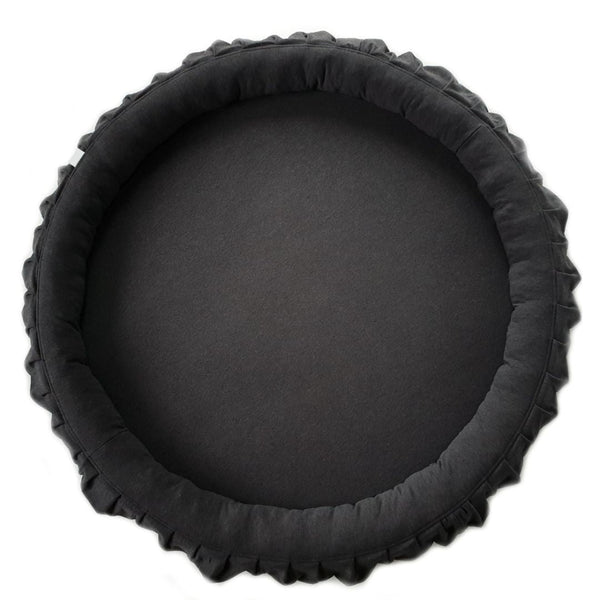 speelnest speelmat speelkleed moje graphite zwart babynest