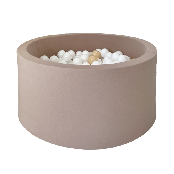 beige bruin katoen rond ballenba ballenbak moje