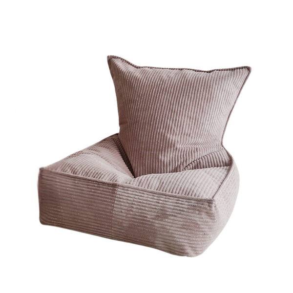 dirty pink roze rib zitzak kinderzitzak beanbag moje
