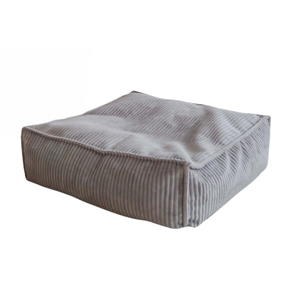 ottoman vierkant poof poef zitzak moje grijs grey