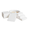 boucle boucle ballenbad ballenbad speelelementen foamblokken klimblokken ballenbadaccessoires trapje ballenbadtrapje moje wit