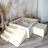 speelset playset ballenbadaccessoires ballenbad ballenbaden ballenbakje foamblokken zachte speelblokken klimblokken moje velvet beige ecru
