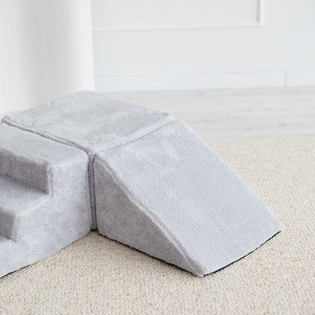 foam blokken elementen ballenbad grey teddy grijs moje trapje driehoek kubus