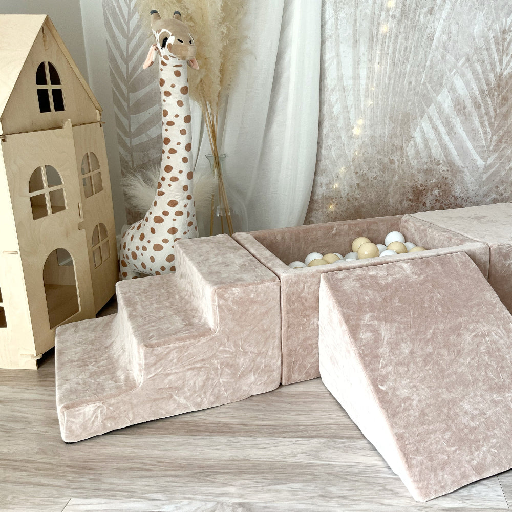 playset ballenbad ballenbak speelset ballenbadaccessoires moje ballenbadballen ballenbakballen beige bruin