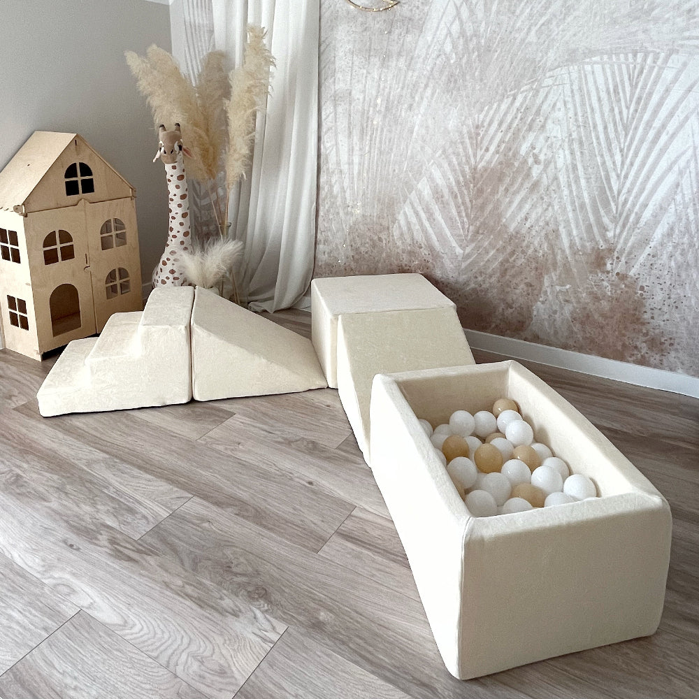 playset ballenbad ballenbak speelset ballenbadaccessoires moje ballenbadballen ballenbakballen beige ecru