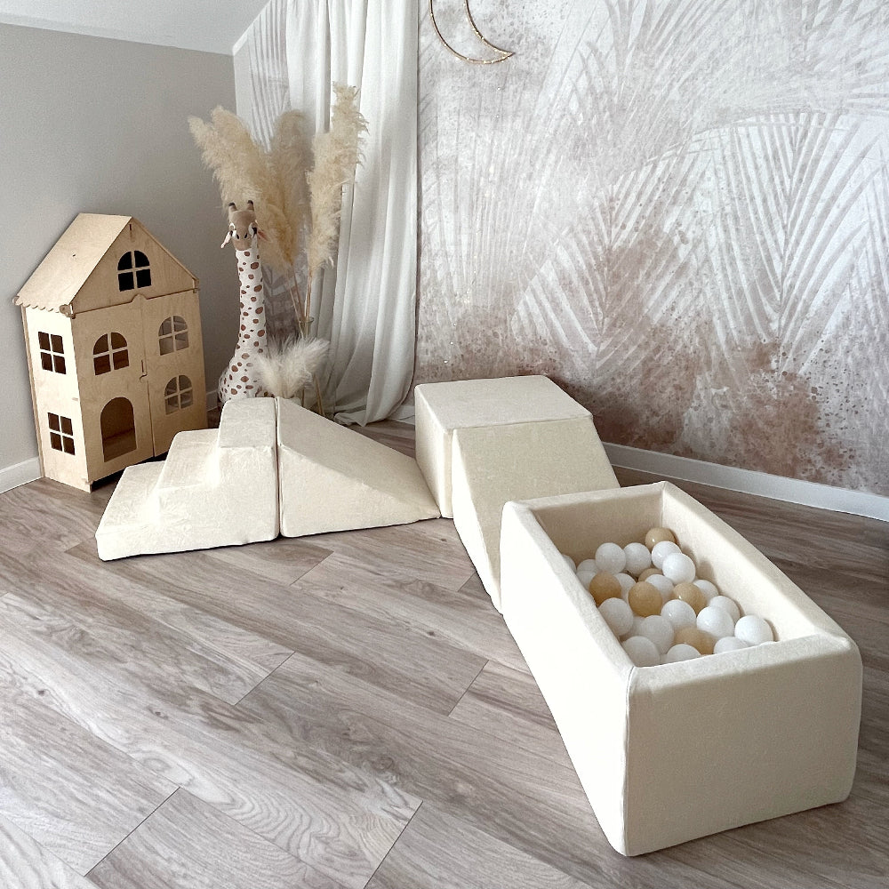 playset ballenbad ballenbak speelset ballenbadaccessoires moje ballenbadballen ballenbakballen beige ecru