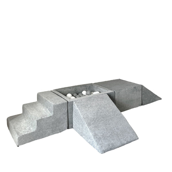 playset ballenbad ballenbak speelset ballenbadaccessoires moje ballenbadballen ballenbakballen grijs grey