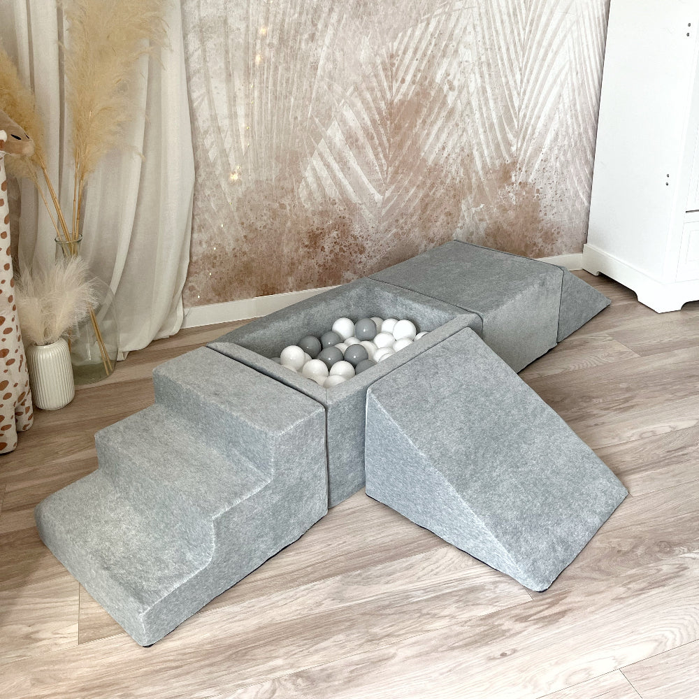 playset ballenbad ballenbak speelset ballenbadaccessoires moje ballenbadballen ballenbakballen grijs grey