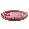 speelnest moje rond soft velvet raspberry pink roze 