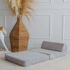 lounger slaapbank logeerbank zitbank kinderzitbank rib grijs grey moje speelbank
