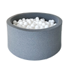 ballenbad ballenbak grijs grey rond ronde ballenbadballen ballenbakballen 40 cm hoog moje