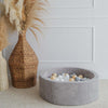 rib grijs grey rond ballenbad ballenbak moje ballenbadballen ballenbakballen