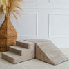 moje 3 elementen foamblokken ballenbadaccessoires rib velvet dark beige