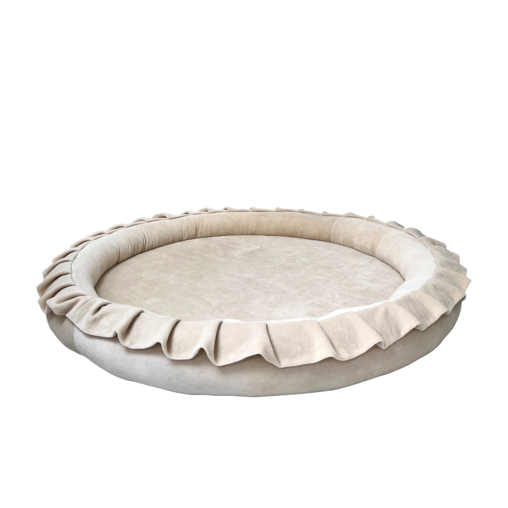 speelnest speelmat ronde speelmat babymat speelkleed moje beige ecru
