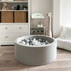 grijs ballenbad lichtgrijs lightgrey ballenbak moje rond 30 cm