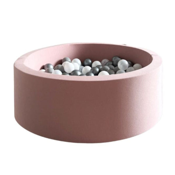 roze pink ballenbad ballenbak rond moje ballenbaden ballenbakken 30 cm
