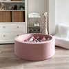 roze pink ballenbad ballenbak rond moje ballenbaden ballenbakken 30 cm
