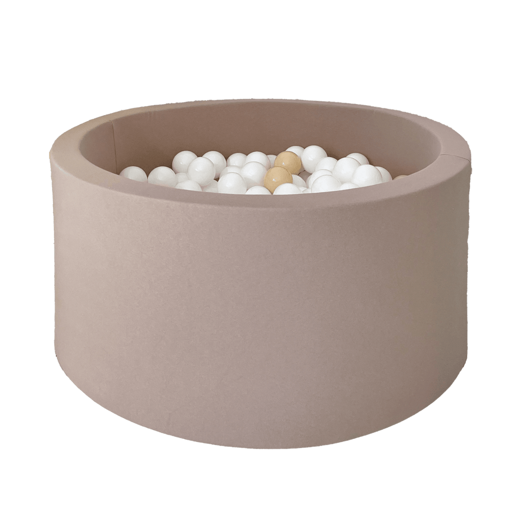 beige bruin katoen rond ballenba ballenbak moje 
