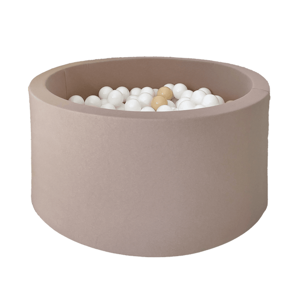 beige bruin katoen rond ballenba ballenbak moje 