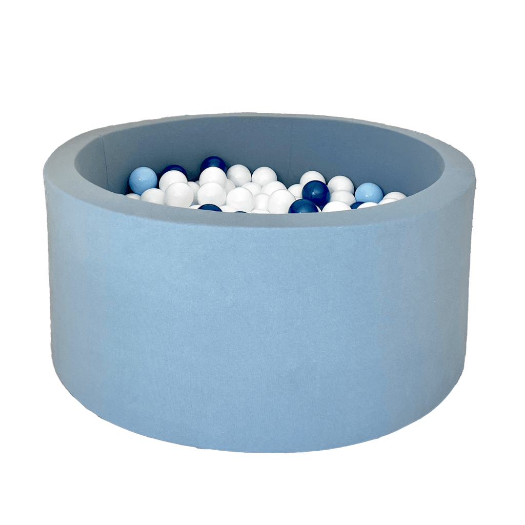 ballenbad ballenbak moje blauw blue ronde rond ballenbadballen ballenbakballen 40 cm hoog