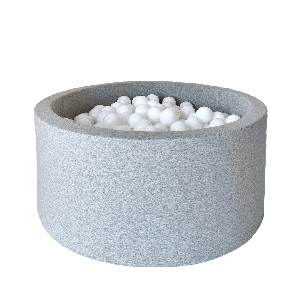 ballenbad ballenbak rond grijs grey lichtgrijs lightgrey moje 
