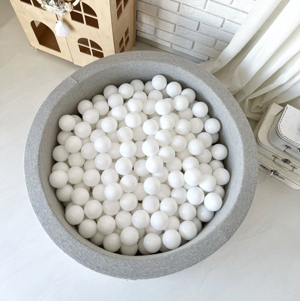 rond ballenbad ronde ballenbak grijs grey light moje 40 cm