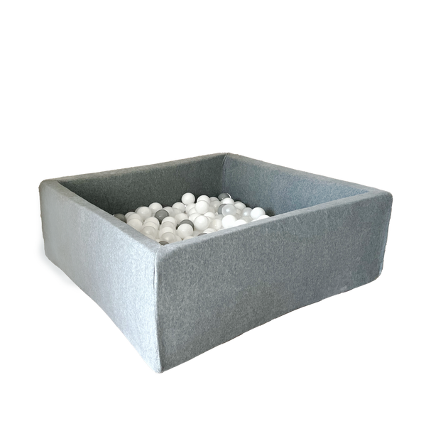 vierkante ballenbad ballenbak grijs velvet grey moje ballenbadballen ballenbakballen